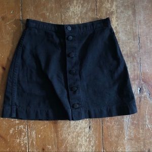 BLACK FRIDAY American Apparel Button Up Skirt
